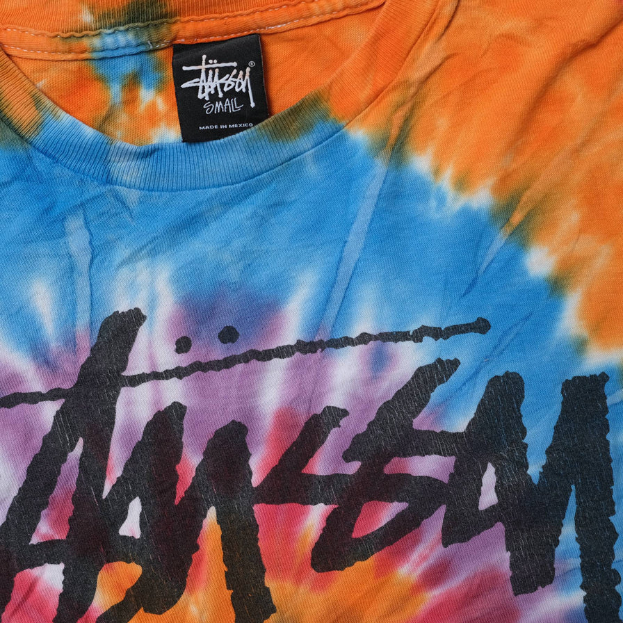Vintage Stussy Tie Dye T-Shirt Small