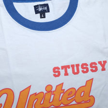 Vintage Stussy Ringer T-Shirt XLarge - Double Double Vintage