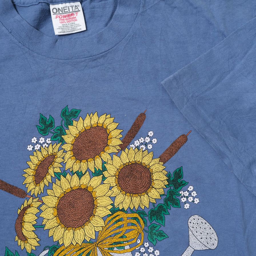 Vintage 1995 Flower T-Shirt XLarge / XXL