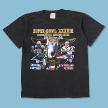 Vintage 2004 Super Bowl T-Shirt Medium