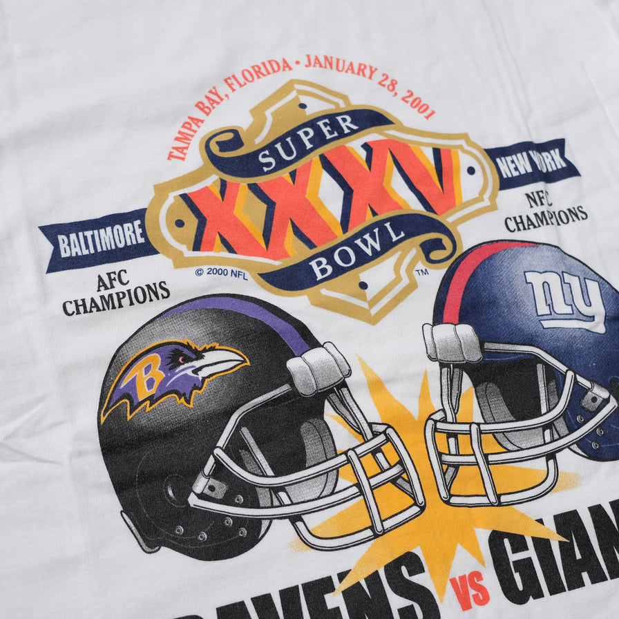 Vintage 2001 Super Bowl T-Shirt XLarge