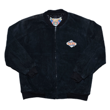 Vintage Superbowl 2001 Suede Bomber Jacket Large - Double Double Vintage
