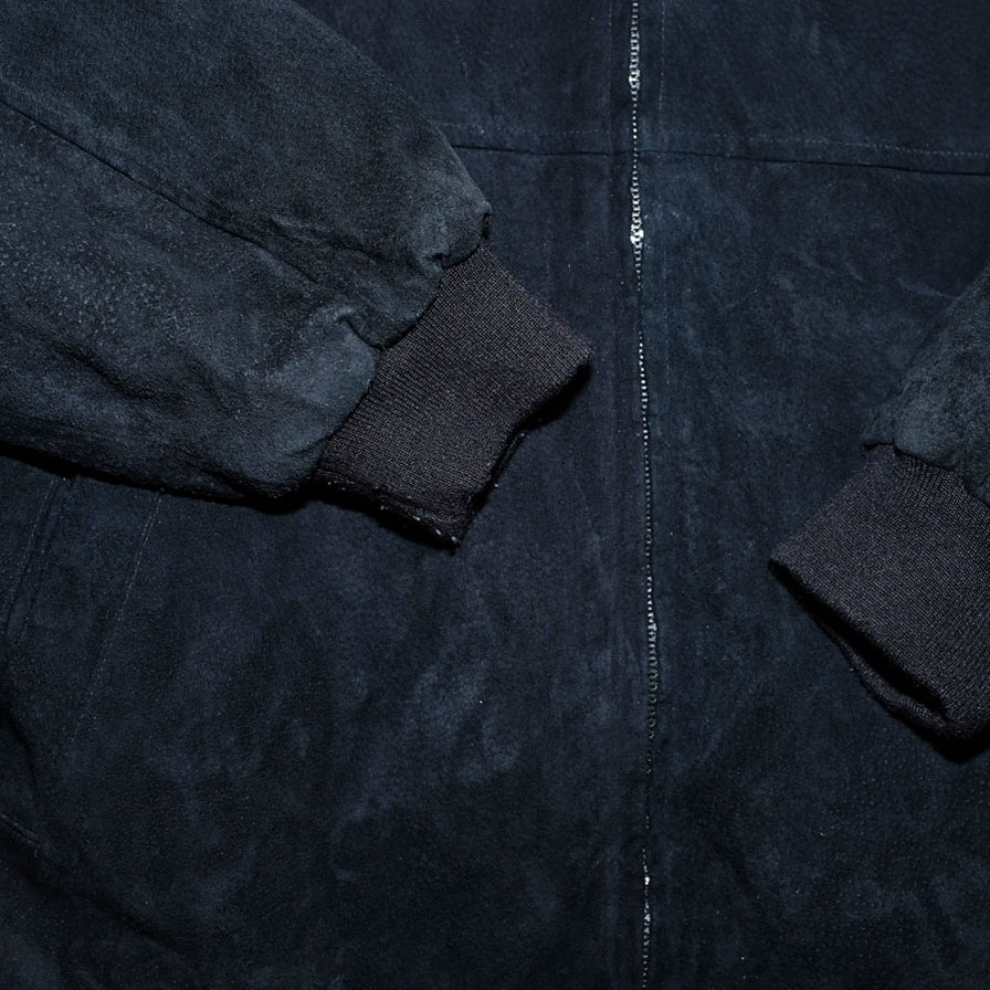 Vintage Superbowl 2001 Suede Bomber Jacket Large - Double Double Vintage