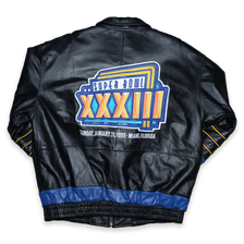 Vintage Super Bowl 1999 Miami Leather Jacket Large / XLarge - Double Double Vintage
