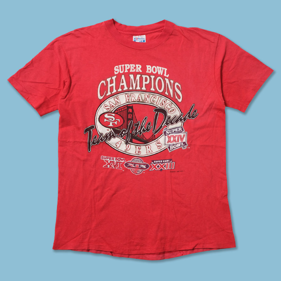 Vintage 1989 San Francisco 49ers Super Bowl T-Shirt Large
