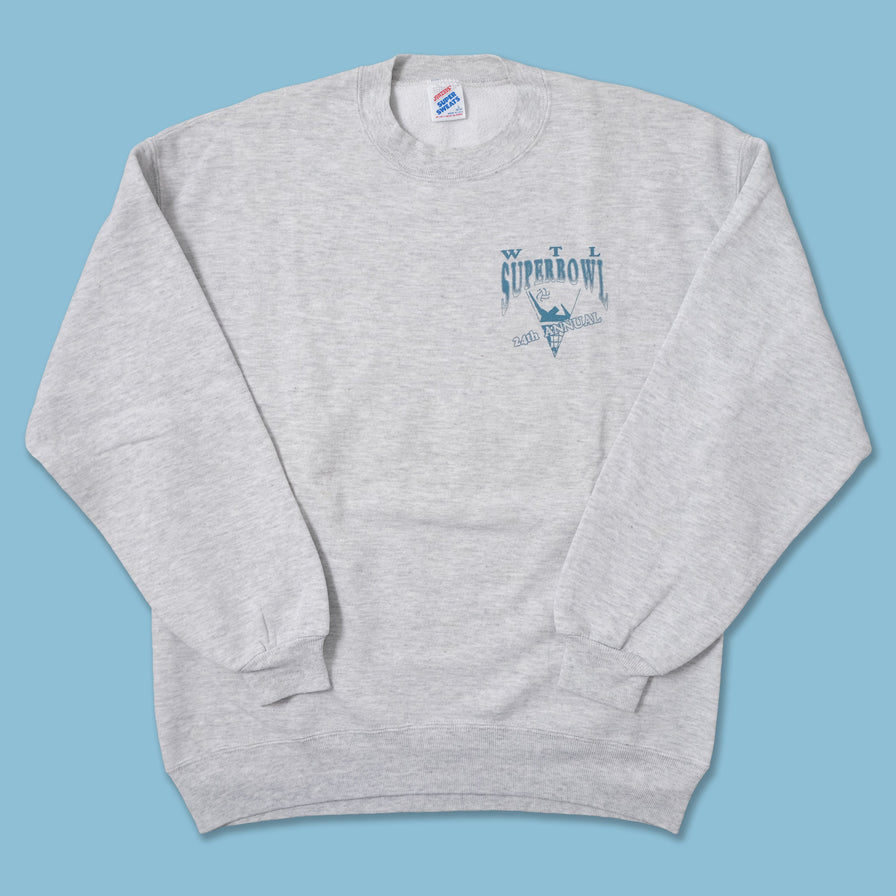 Vintage Volleyball Super Bowl Sweater Large