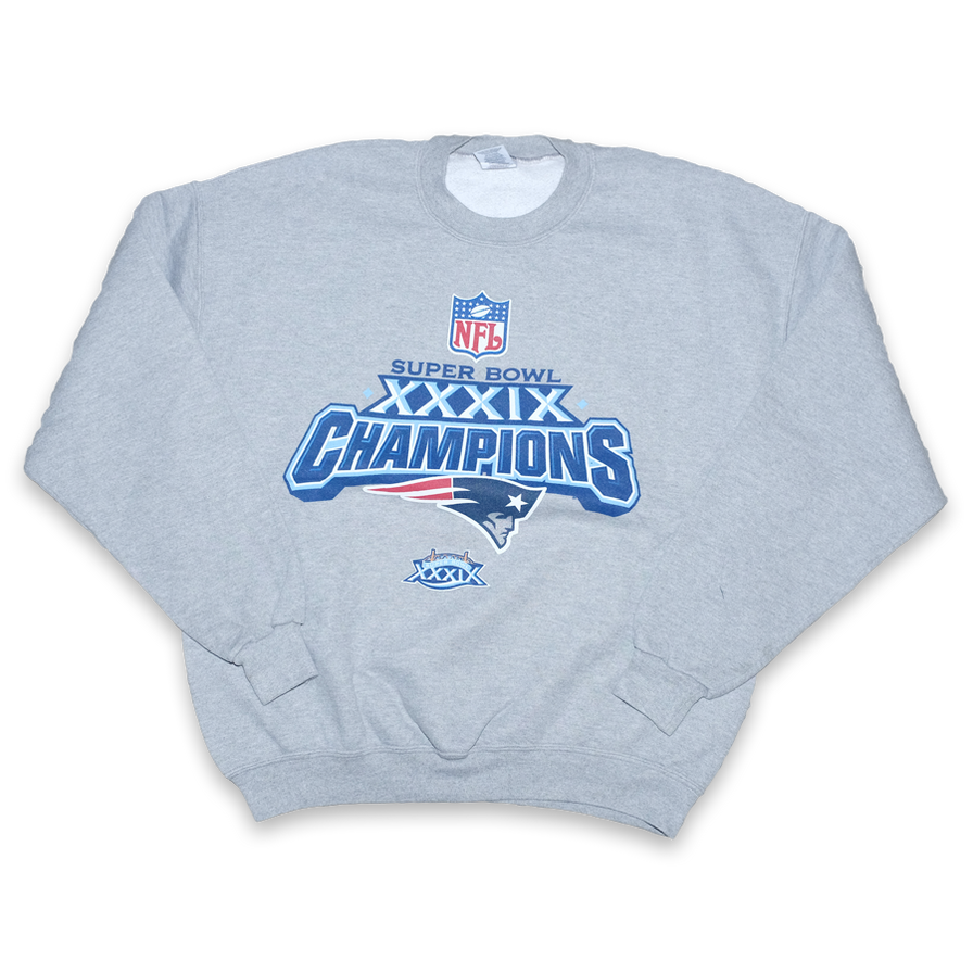 Vintage Superbowl 2005 New England Patroits Sweater Large - Double Double Vintage