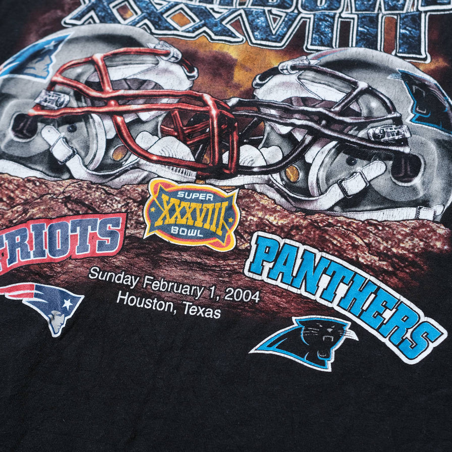 Vintage Super Bowl 2004 T-Shirt XLarge