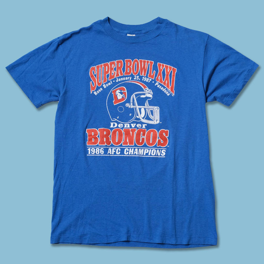 Vintage 1987 Super Bowl Denver Broncos Large