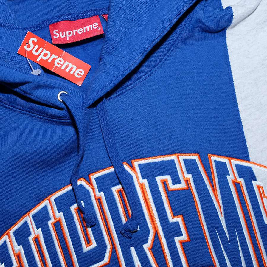 Supreme paneled arc hooded sweatshirt outlet