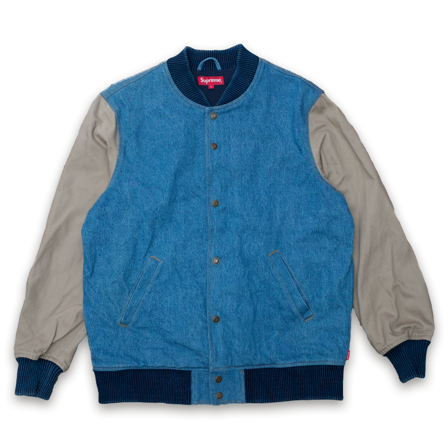 Supreme 2025 denim varsity