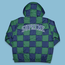 Supreme Checkerboard Puffy Jacket Large