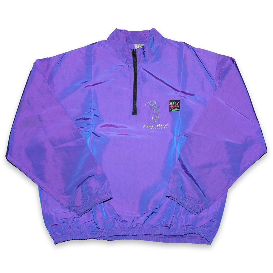 Vintage Surf Style Key West Windbreaker Large / XLarge - Double Double Vintage