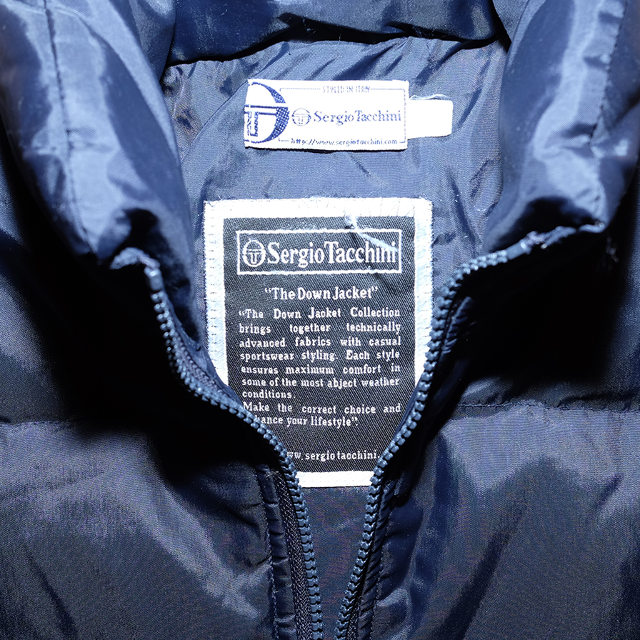 Vintage Sergio Tacchini Puffer Jacket Large - Double Double Vintage