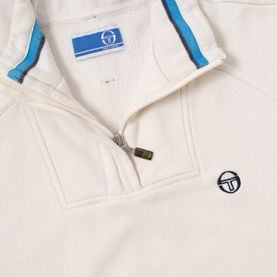 Vintage Sergio Tacchini Q-Zip Sweater Medium