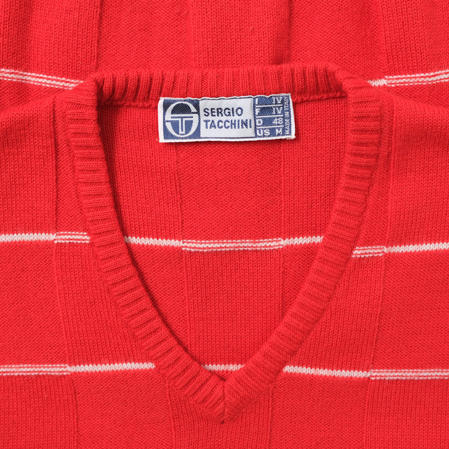 Vintage Sergio Tacchini Knit Vest Medium