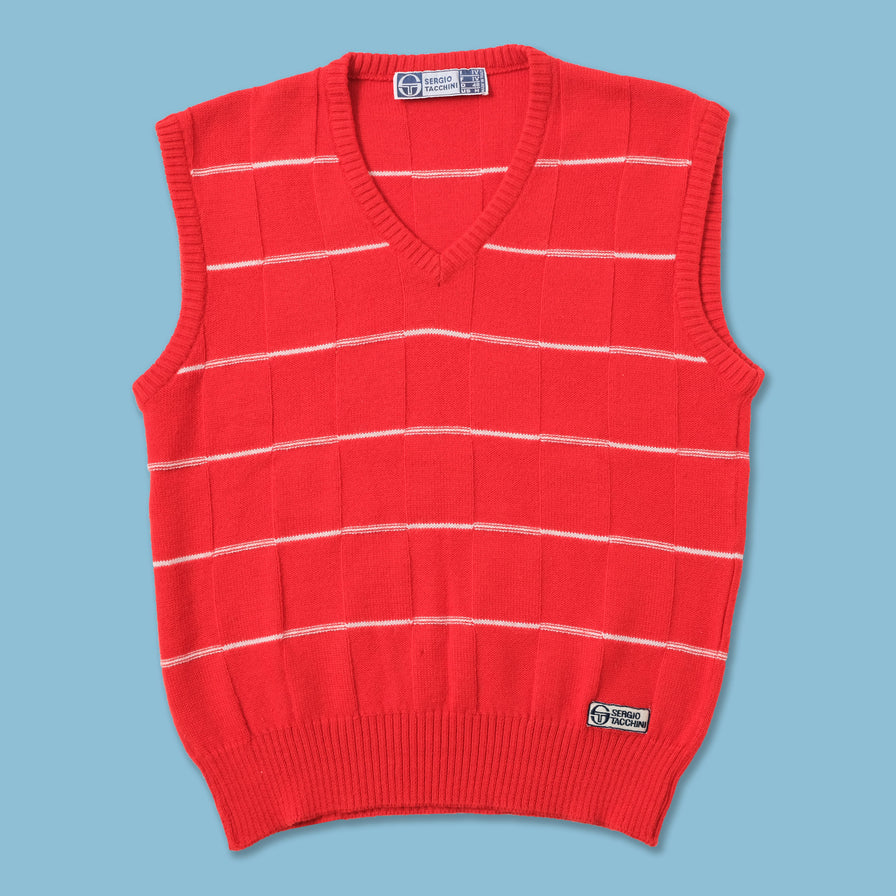 Vintage Sergio Tacchini Knit Vest Medium