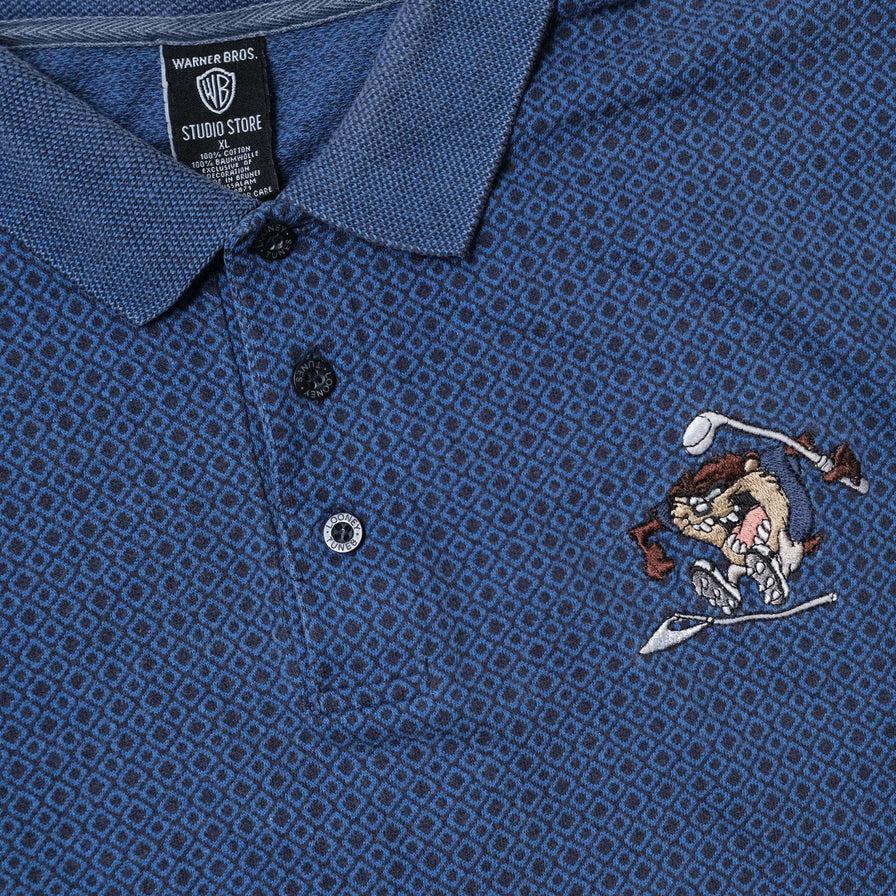Vintage Taz Looney Tunes Polo XLarge