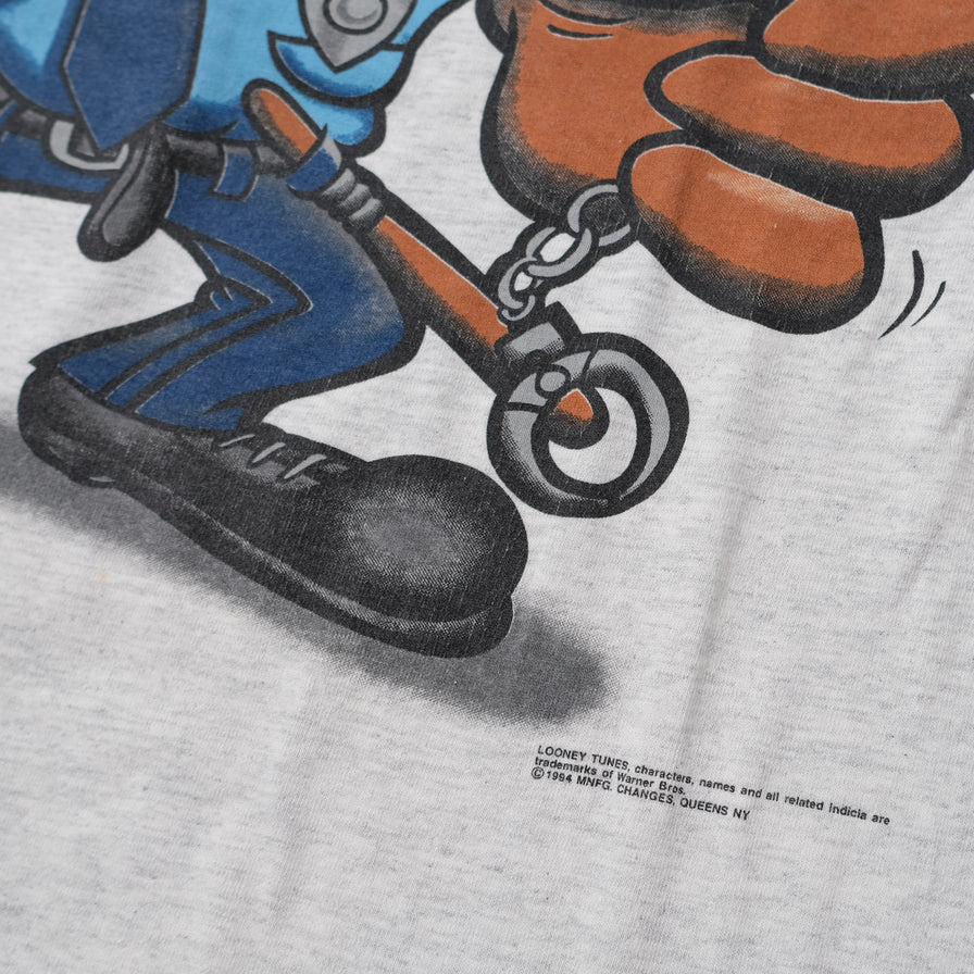 Vintage 1994 Taz Police Officer T-Shirt XLarge