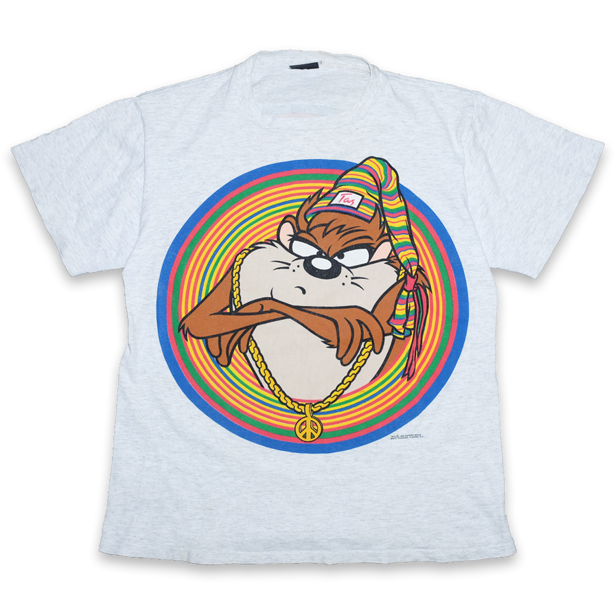 Vintage 1993 Taz Looney Tunes T-Shirt Medium / Large