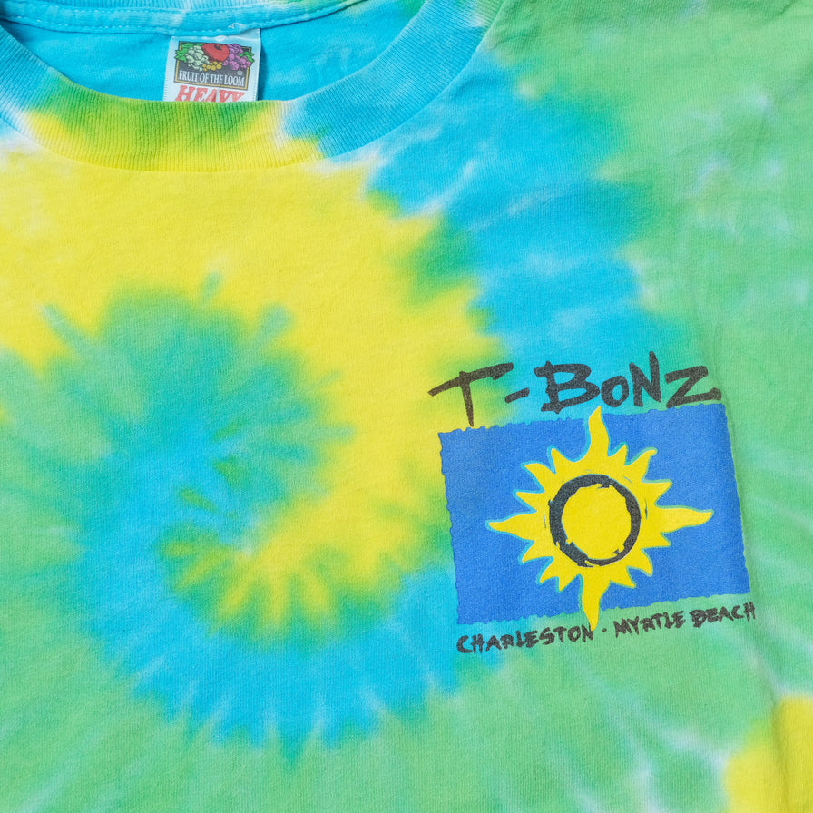 Vintage Tie Dye T-Bonz T-Shirt XLarge