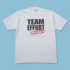 Vintage Team Effort T-Shirt XLarge