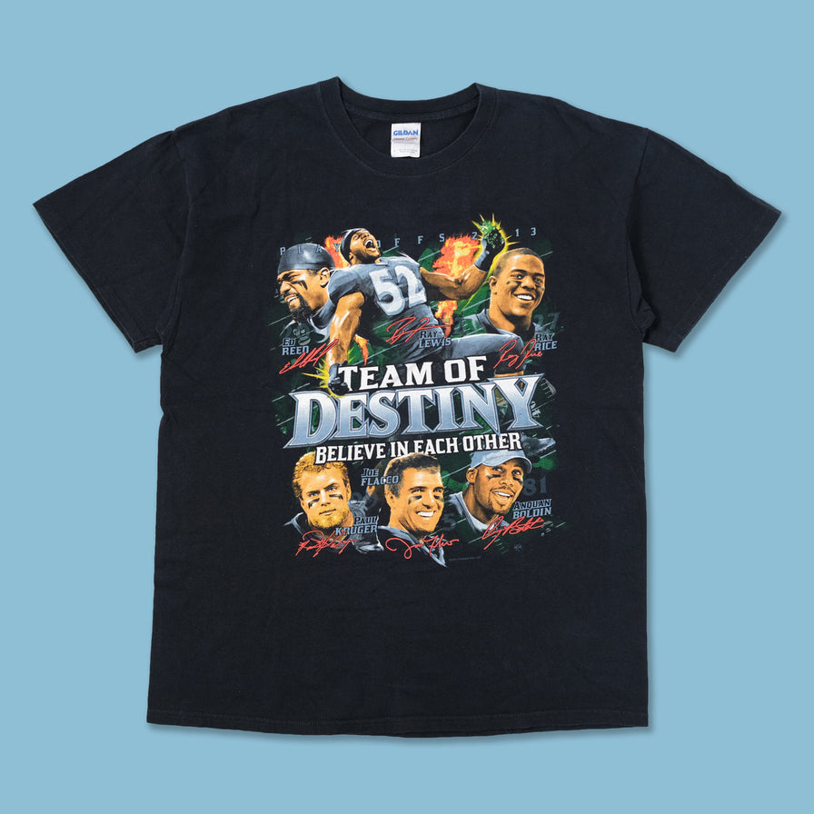 Baltimore Ravens Team of Destiny T-Shirt Large