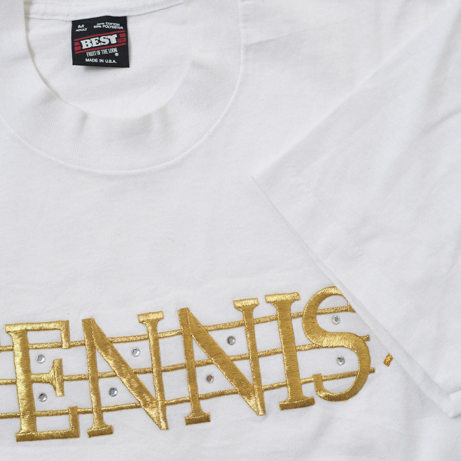 Vintage Tennis T-Shirt Medium
