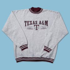 Vintage Texas A&M Mock Neck Sweater XLarge