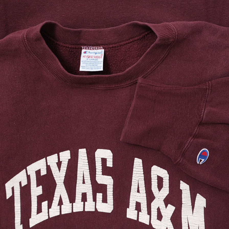Vintage Champion Texas A&M Sweater XLarge