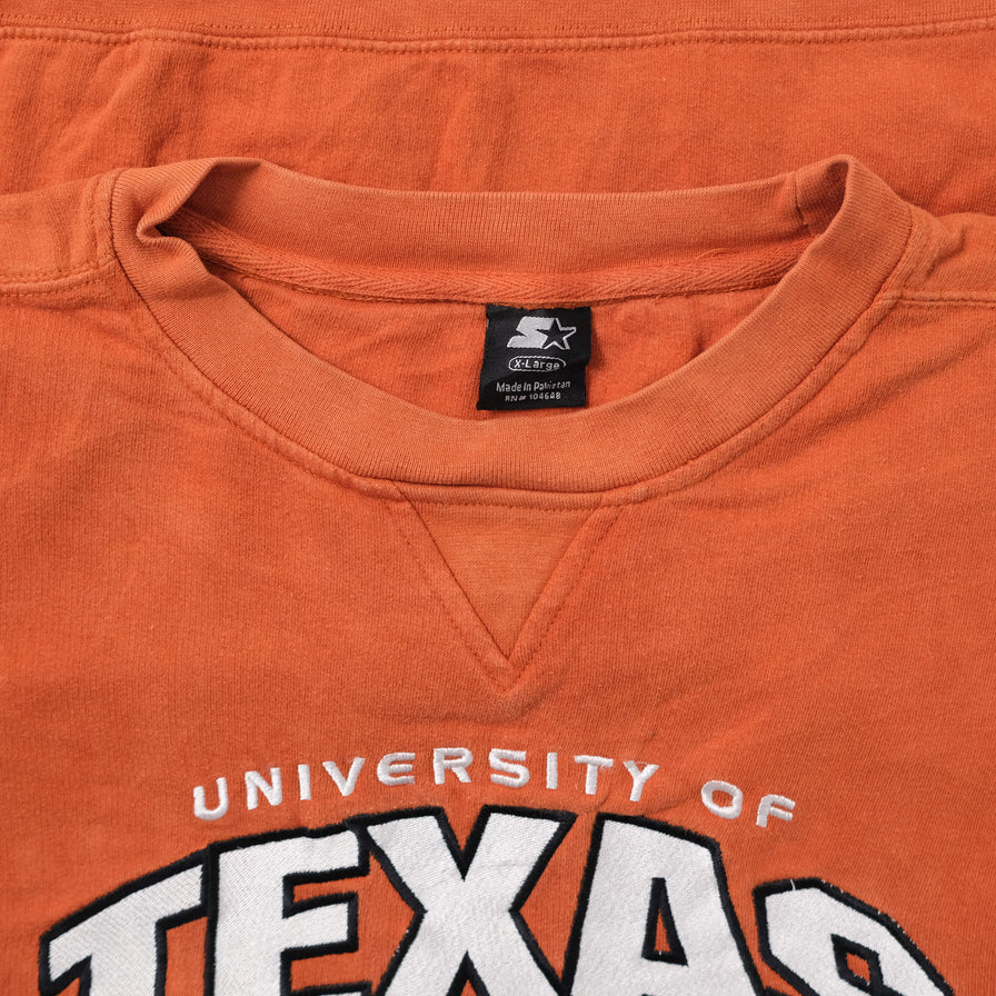 Vintage Starter University Of Texas Sweater XLarge