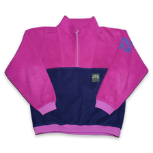 Vintage Think Pink Q-Zip Fleece Large - Double Double Vintage