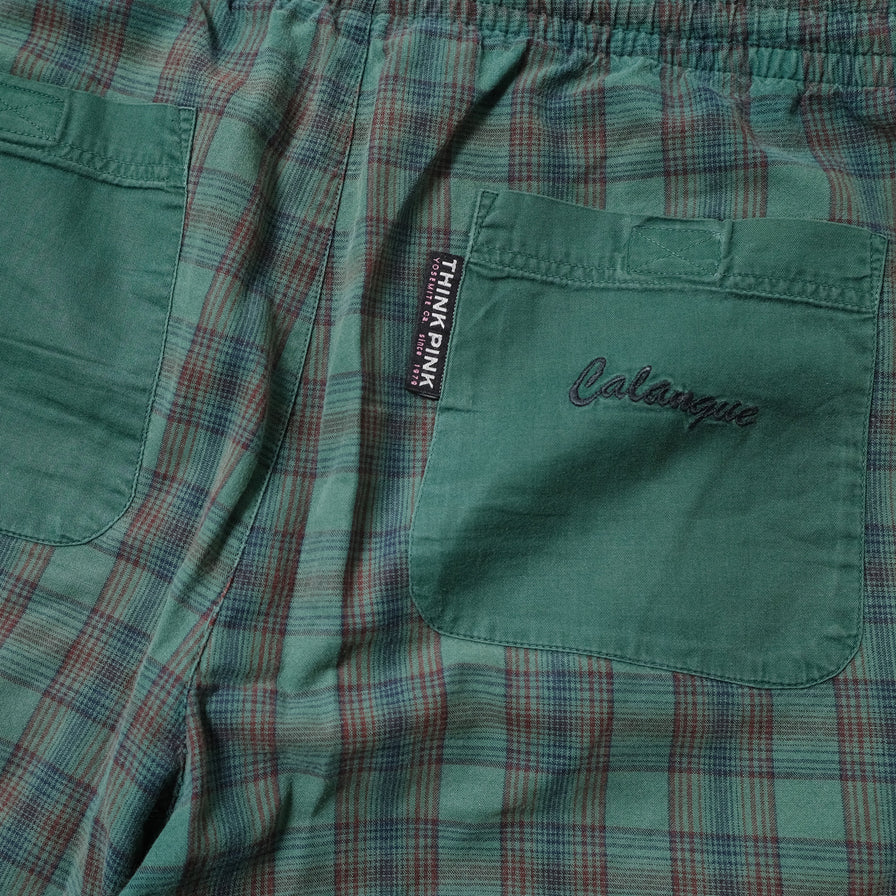Vintage Y2K Nike Men's Emerald Green Windbreaker Track Pants