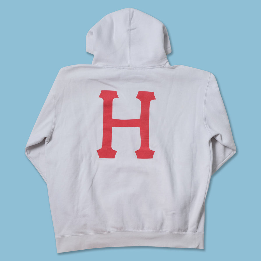 Thrasher x store huf hoodie white