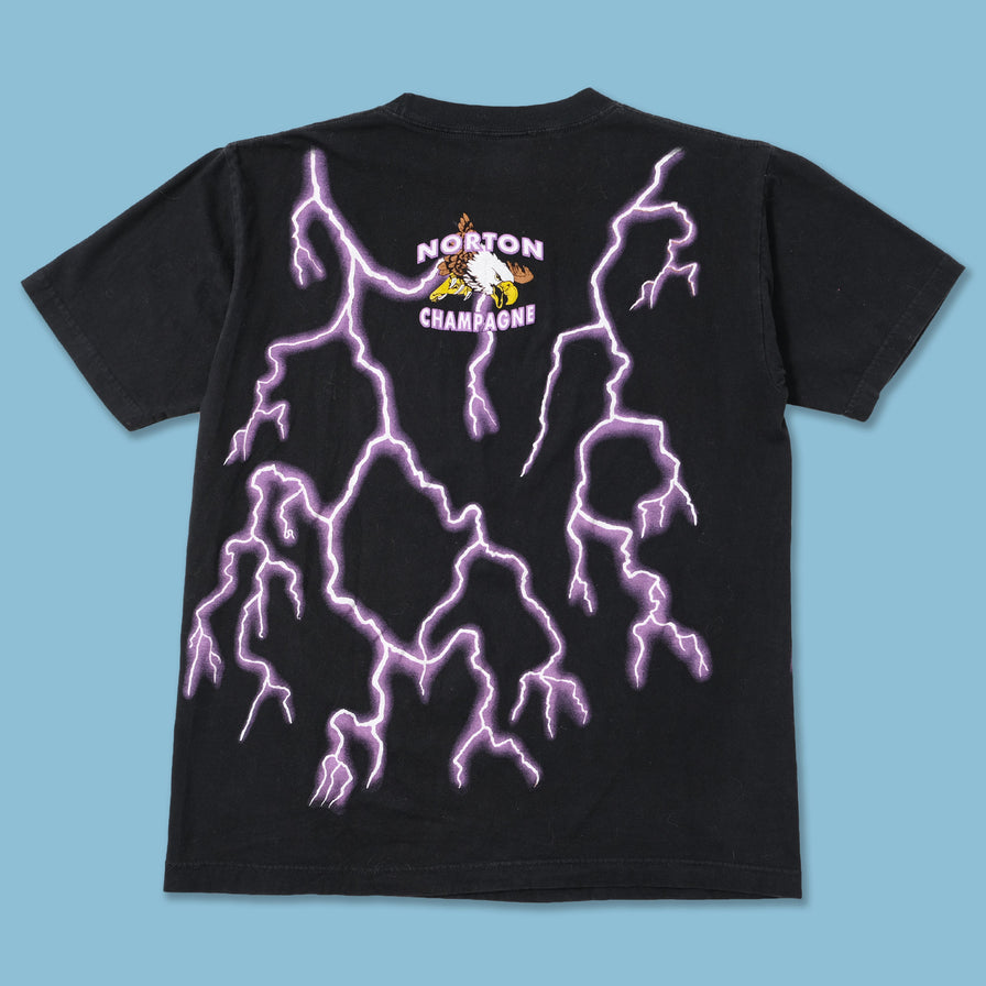 Vintage American Thunder Feel The Wind T-Shirt Large