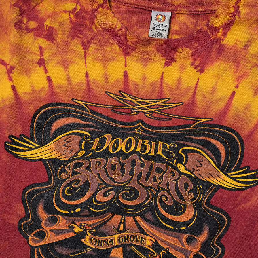 2000s Doobie Brothers Tie Dye T-Shirt Large / XLarge