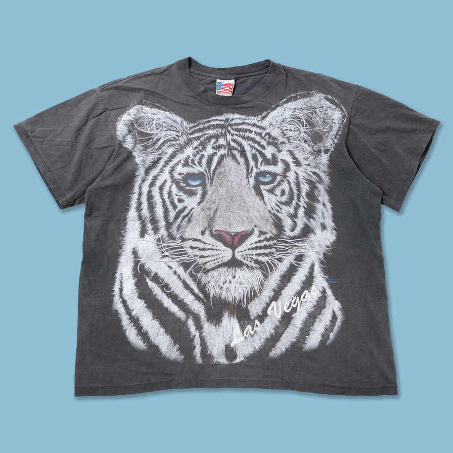 Vintage Las Vegas White Tiger T-Shirt Large / XLarge