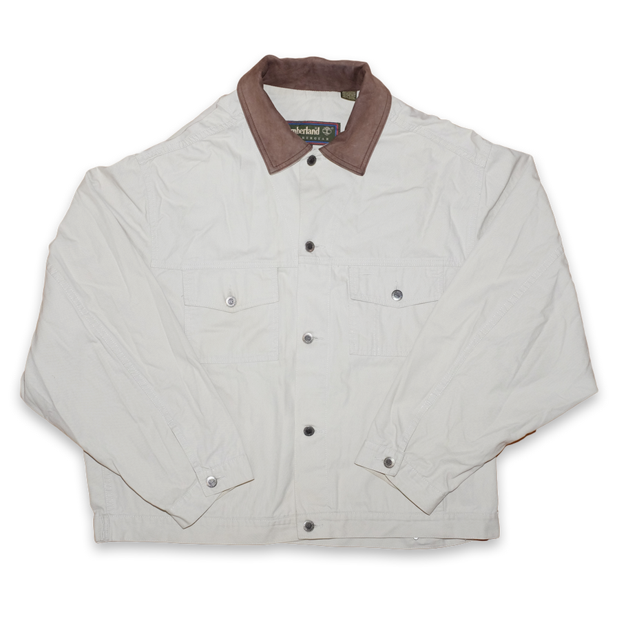 Vintage Timberland Cotton Jacket XLarge - Double Double Vintage