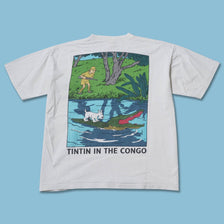 Vintage Tin Tin in The Congo T-Shirt Medium