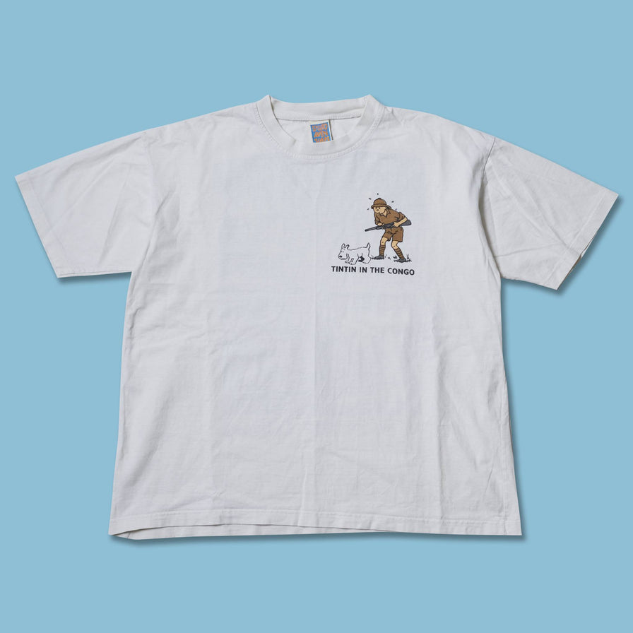 Vintage Tin Tin in The Congo T-Shirt Medium