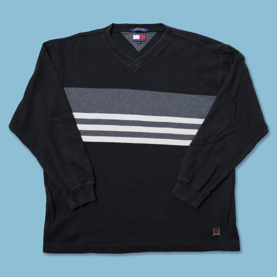 Vintage Tommy Hilfiger V-Neck Longsleeve Large