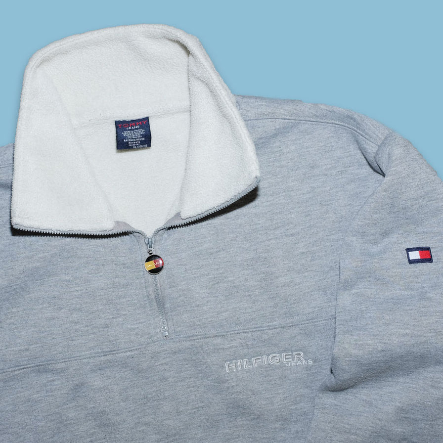 Vintage Tommy Jeans Q-Zip Sweater Large / XLarge - Double Double Vintage