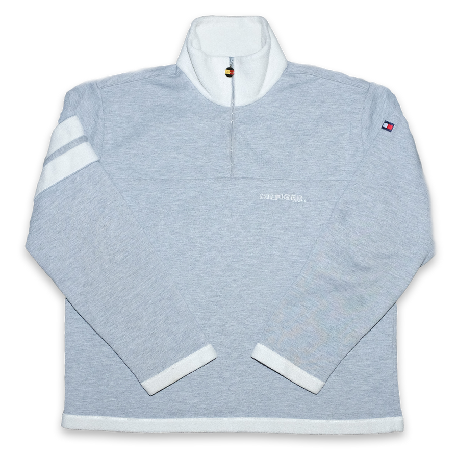 Vintage Tommy Jeans Q-Zip Sweater Large / XLarge - Double Double Vintage