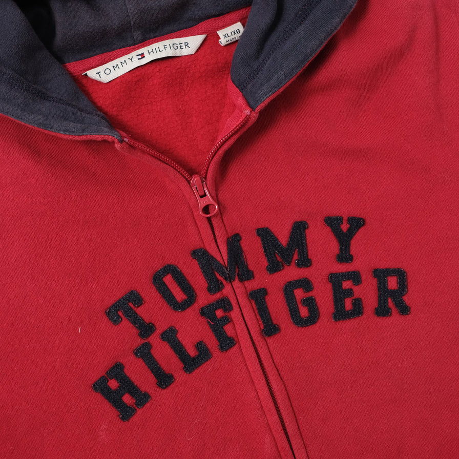 Vintage Tommy Hilfiger Women's Zip Hoody Small / Medium