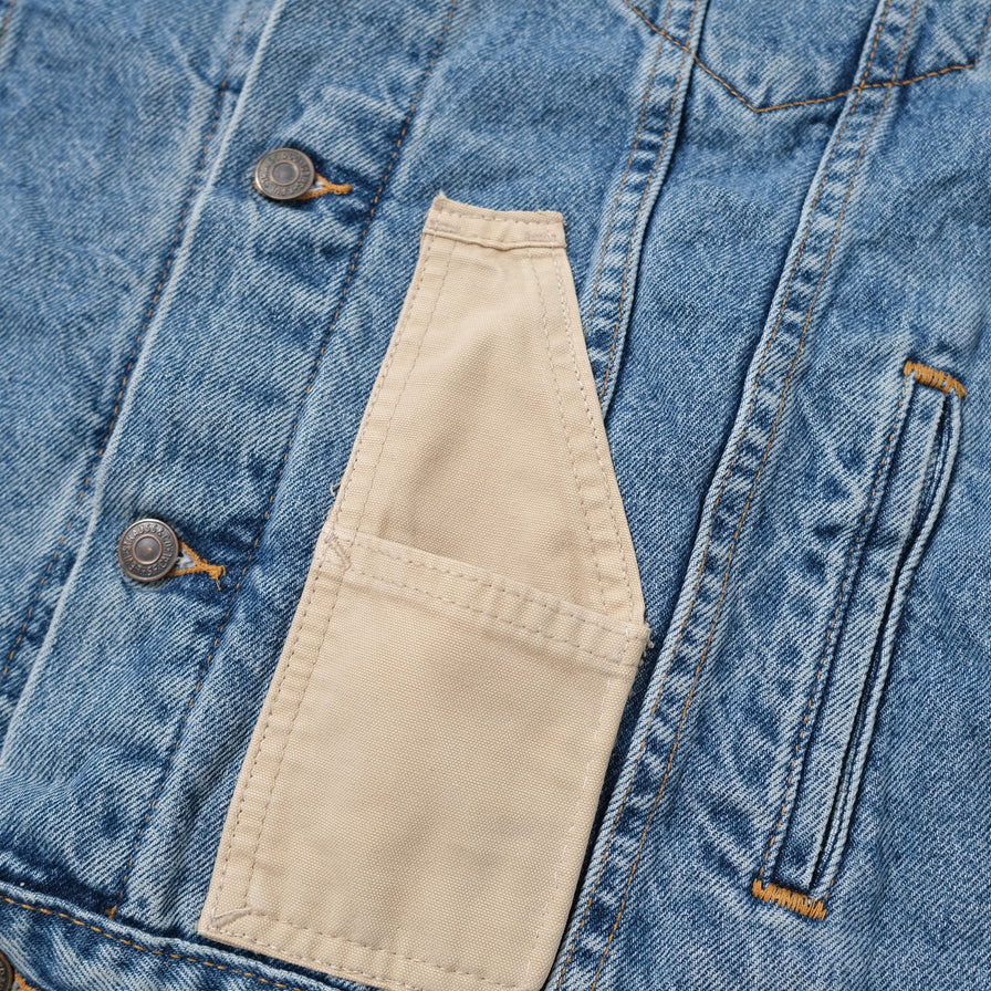 Tommy Hilfiger x Levis Denim Jacket Large Double Double Vintage