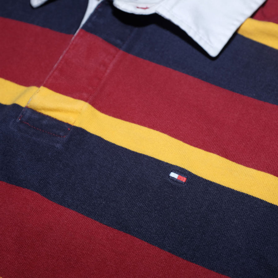 Vintage Tommy Hilfiger Striped Sweater Large - Double Double Vintage