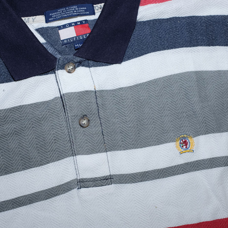 Vintage Tommy Hilfiger Crest Long Polo Medium - Double Double Vintage