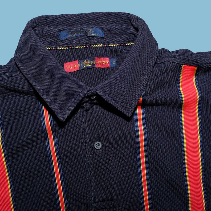 Vintage Tommy Hilfiger Long Polo Large - Double Double Vintage