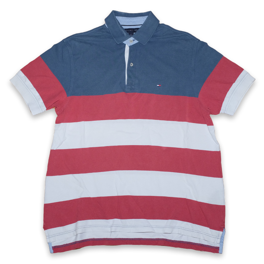 Tommy Hilfiger Polo Shirt Large - Double Double Vintage