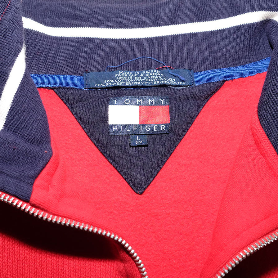 Vintage Tommy Hilfiger Q-Zip Sweater XLarge - Double Double Vintage